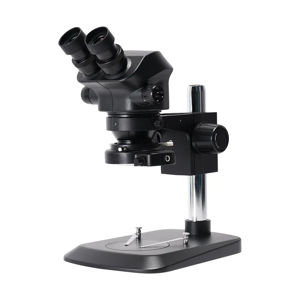 

Microscope binocular high definition stereo continuous zoom 7-50 times LED light source welding