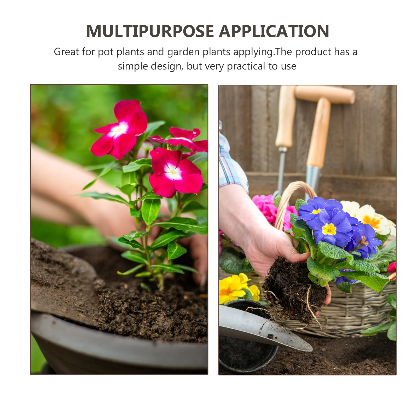 10Pcs Multi-Functional Garden Shovel PP Material Durable Lightweight Soil Loosening Weeding Planting Tool Digger Shovel