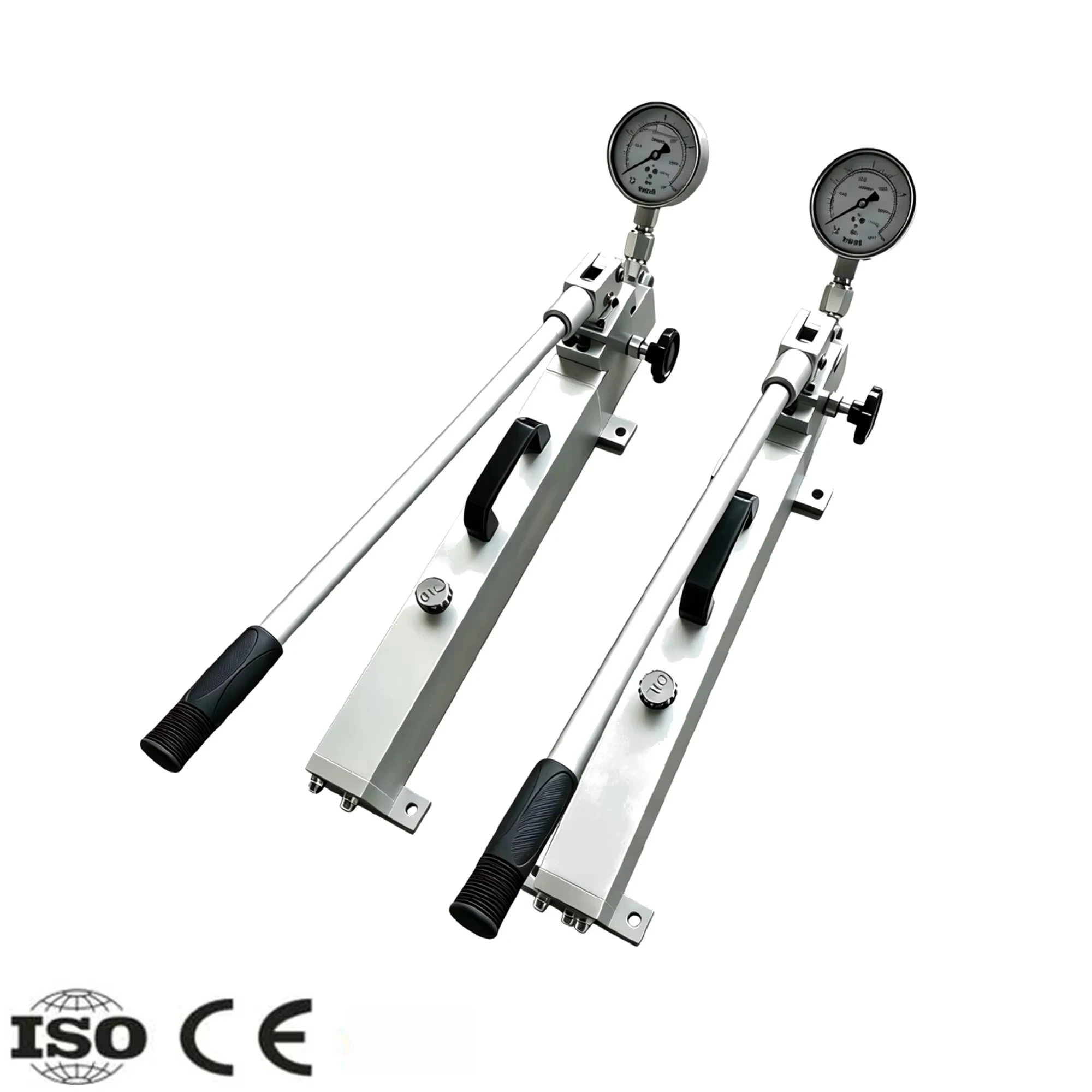 Portable Manual Hydraulic Tool 200MPa Engineering Use 1.8L Ultra High Pressure Hydraulic Aluminum Hand Pump
