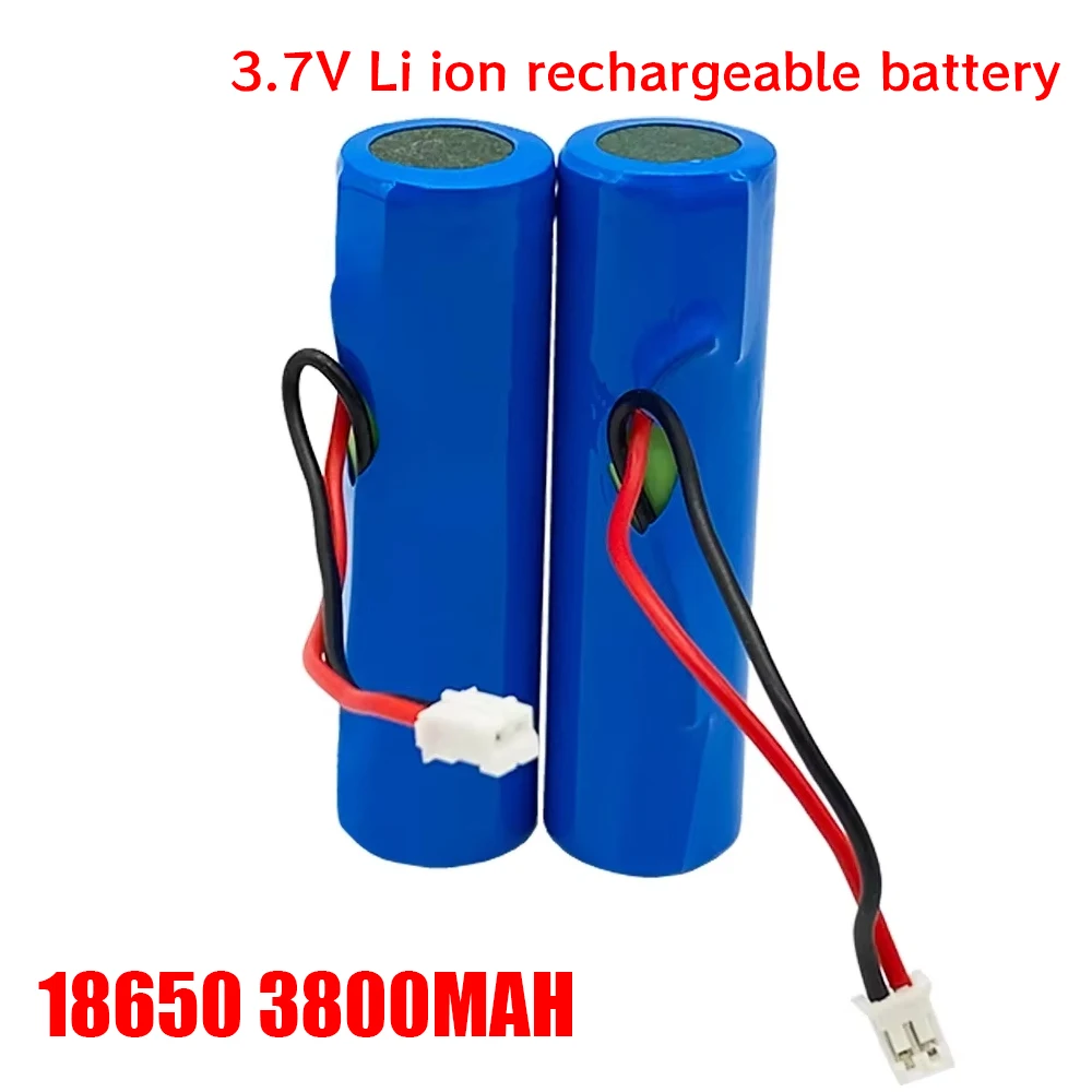 Batterie au lithium aste pour éclairage de secours, lumière LED de pêche, haut-parleur Bluetooth, ligne de bricolage, Eddie ion, 3.7 mAh, 18650 V, 3800