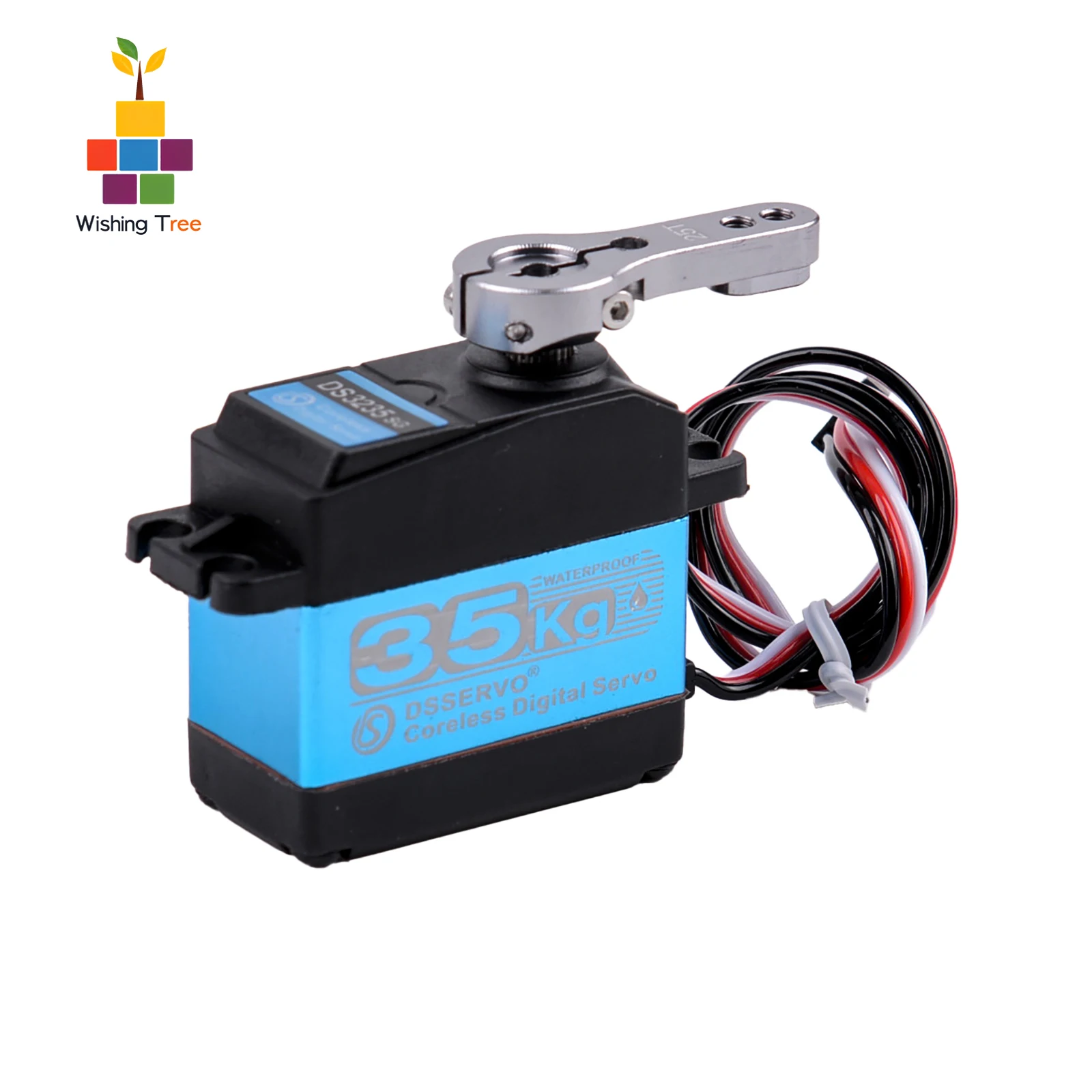 

Цифровой сервопривод DS3235 35 кг с высоким крутящим моментом, безколлекторный двигатель, водонепроницаемый, с шестернями из нержавеющей стали для радиоуправляемых машин, грузовиков, лодок