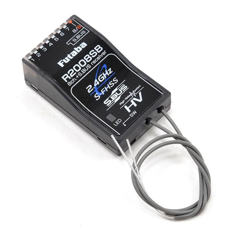 FUTABA R2008SB 2.4G S-FHSS HV S.BUS receiver compatible T18MZ T8J T6J T6K T10J 14SG 16sz 18sz remote control FPV Racing