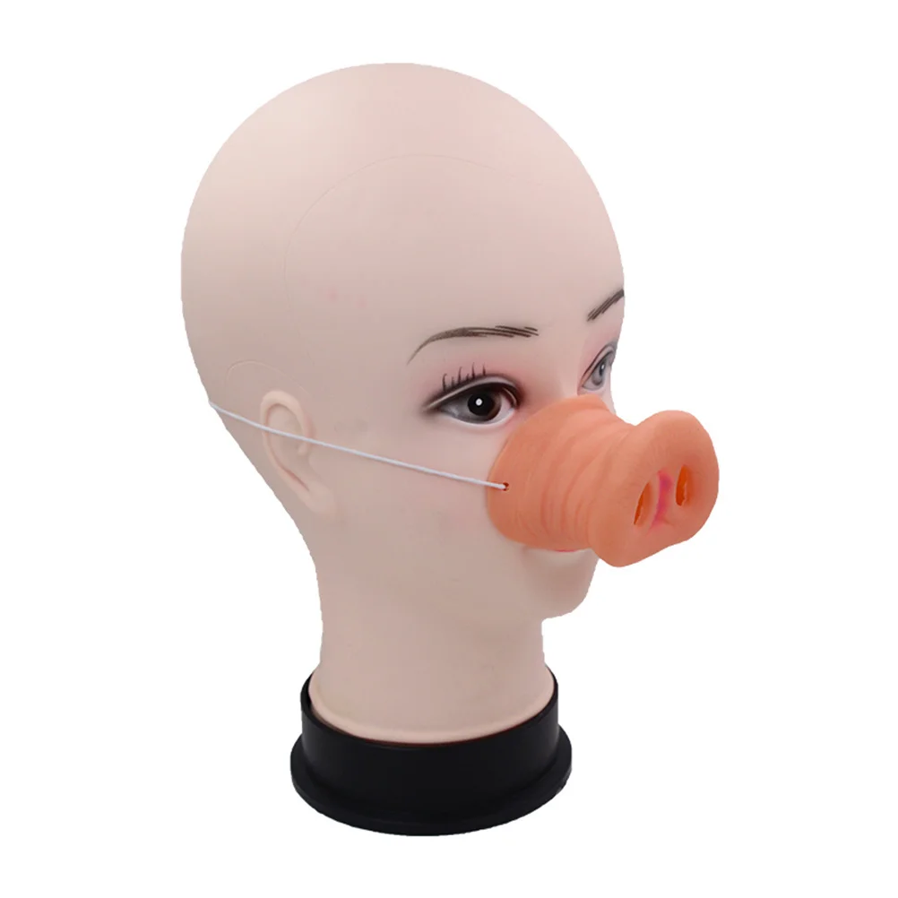 

8pcs Nose Costume Lightweight Halloween Party Fun Accessory Animal Snout Mask For Cosplay Photography Props Pig Nose