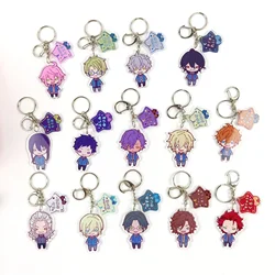 Anime Ensemble Stars Figure Keychain Hakaze Kaoru Cosplay Acrylic Keychain Jewelry Accessory Friend Gift