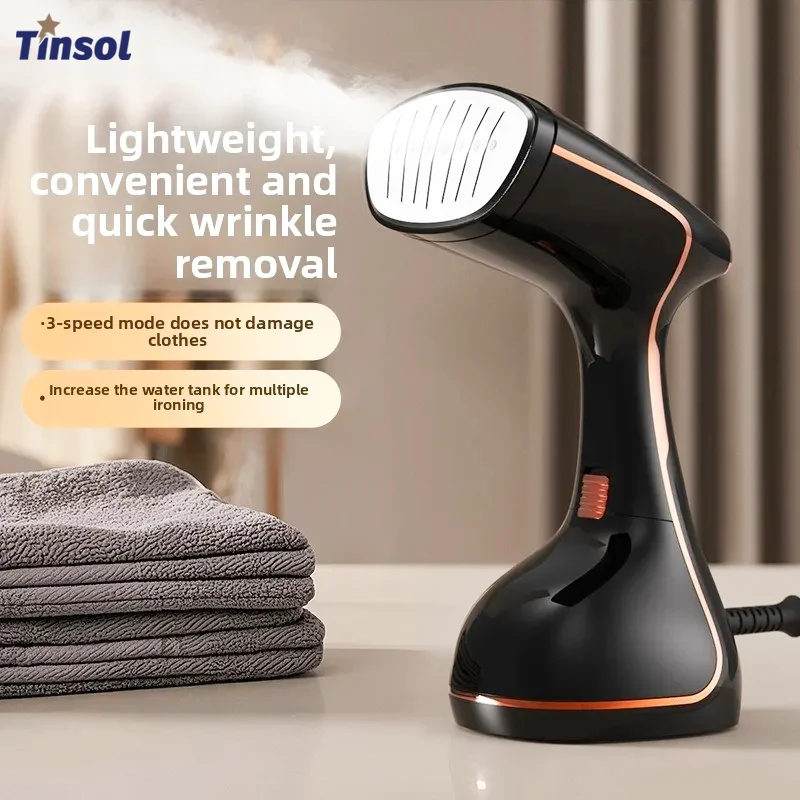 TINSOL Handheld Garment Steam Iron 1800W 3-Level Adjustment Rapid Heating Steam Iron Portable Suitable for Home and Travel Use