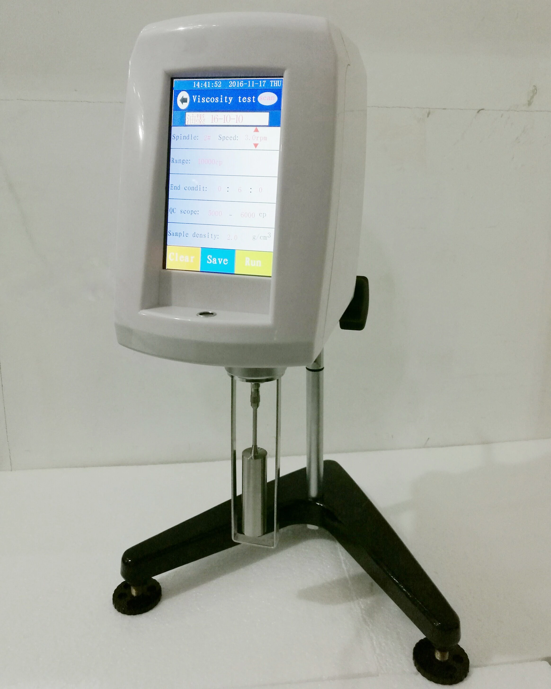 RVDV-1T Lab Research Viscometer Thermostat Rotational Brookfield Viscosity Tester