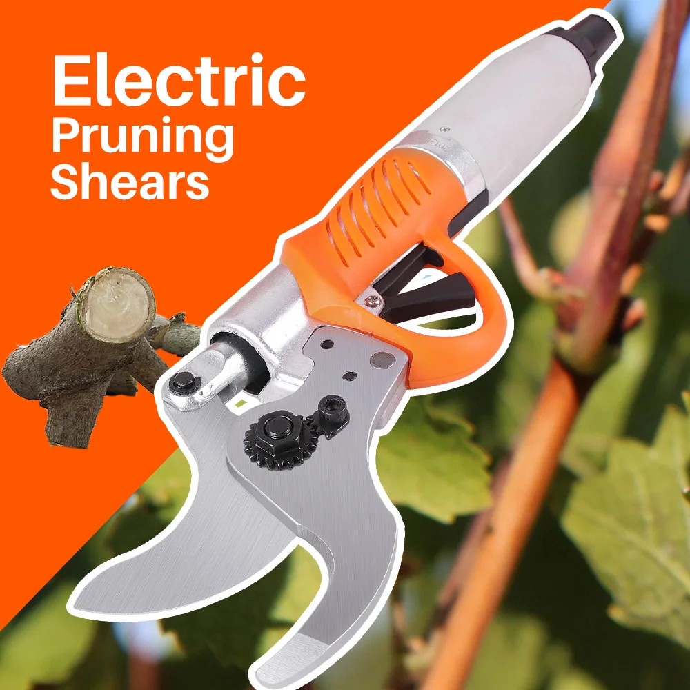 36V Battery Electric Pruning Shears Garden Shears Pruning Scissors Of Tree with Extension Pole