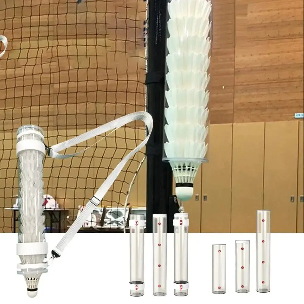 Magnetic Tube Badminton Cylinder Shuttlecocks Storage Tube Badminton Balls Holder For Indoor Outdoor Gym Badminton