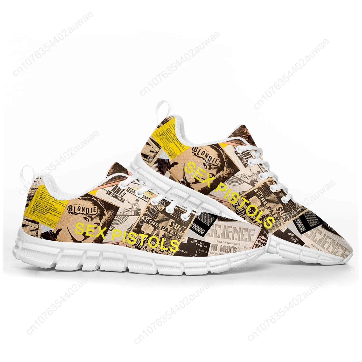 Sex Pistols-Chaussures de sport Punk Rock Band pour hommes et femmes, baskets décontractées personnalisées pour adolescents et enfants, chaussures de couple de haute qualité