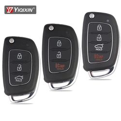 YIQIXIN 3 Buttons Remote Car Key Shell For Hyundai Accent Elantra Solaris Sonata Tucson Santa Fe I10 I20 I30 I35 I40 IX35 IX45