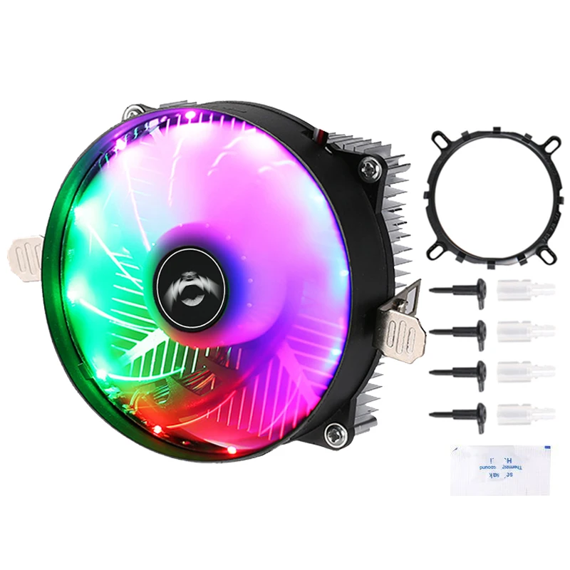 Computer Host CPU Cooling Fan Suitable For Installation LGA775 115x Series 1200 1700 1356 1366 With Aluminum Core At The Bottom