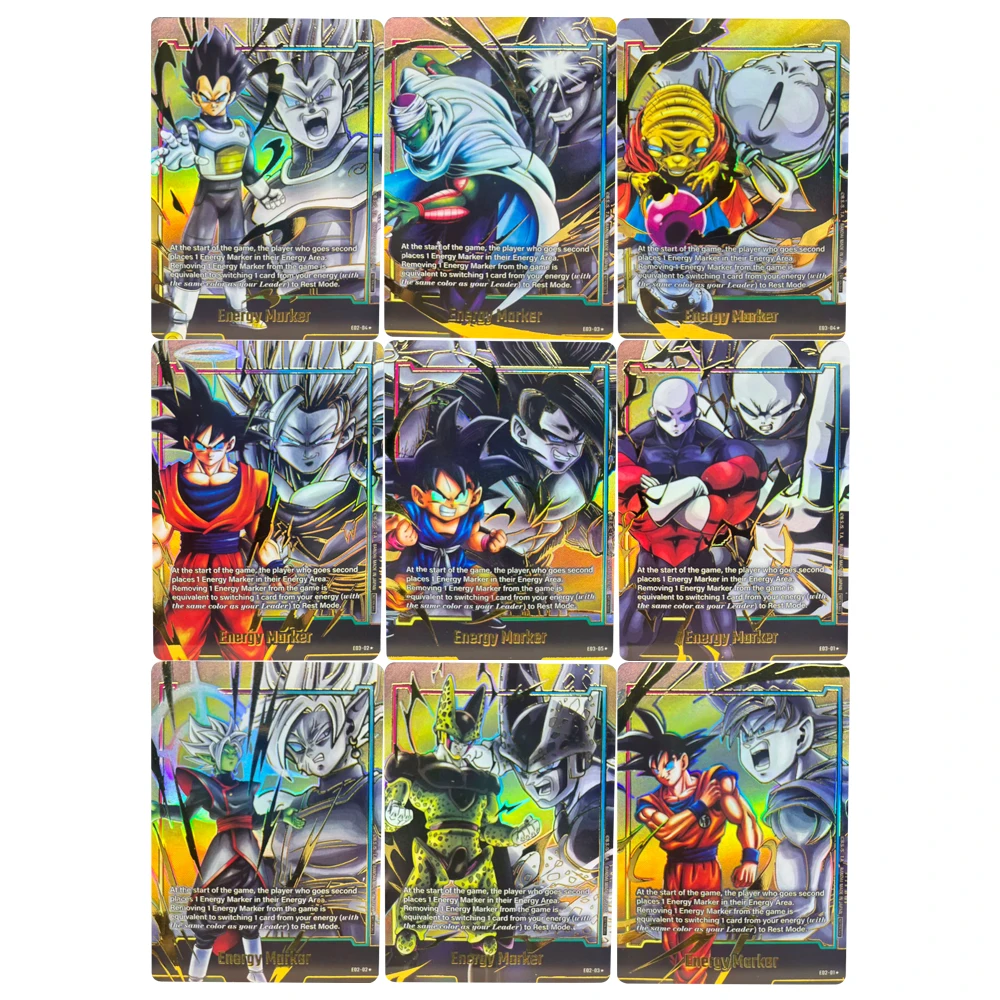

Коллекционные карточки Dragon Ball: Сон Гоку, Вегета, энергетические карты-маркеры. Высококачественные самодельные игровые аниме-карточки. Подарок-игрушка.