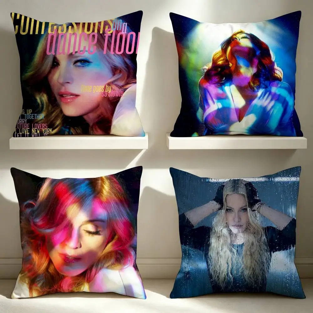 M-Madonna Confessions I Feel So Free  Double-Sided Printed Cushion Cover Bedroom Bedside Sofa Pillow Case