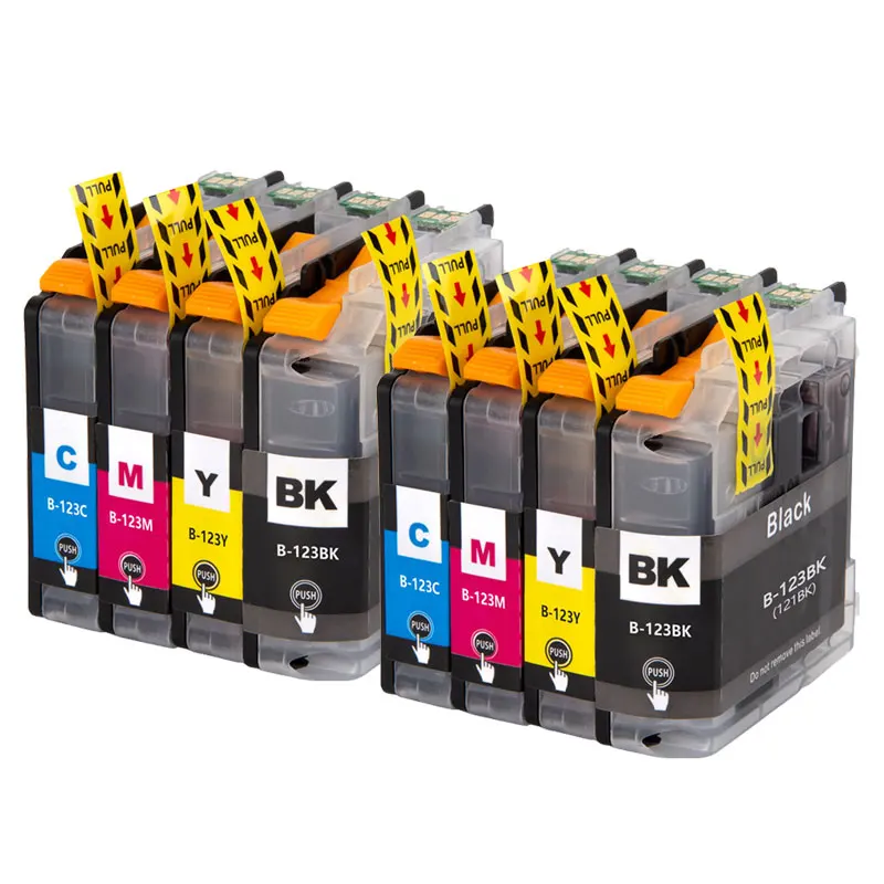 LC123 LC-123 LC 123 LC121 Ink Cartridge Compatible for Brother MFC J4410DW J4510DW J4610DW J4710DW J470DW J6920DW Printer