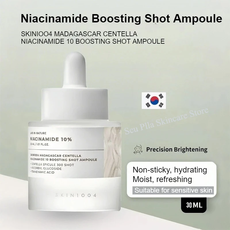 

Korean Skin1004 Centella Niacinamide10 Boosting Shot Ampoule Pore Care Hydrating Refreshing Booster Face Serum Sets 30ml