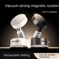 Multifunctional car-mounted mobile phone holder desktop home universal foldable vacuum suction cup magnetic mobile phone holder
