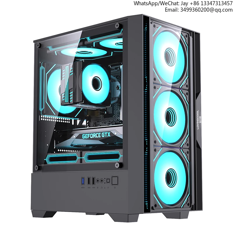 

L Mid-tower Computer Chassis Lightweight And Sturdy Aluminum Alloy MATX Form Factor Is Suitable For Gaming And Professi