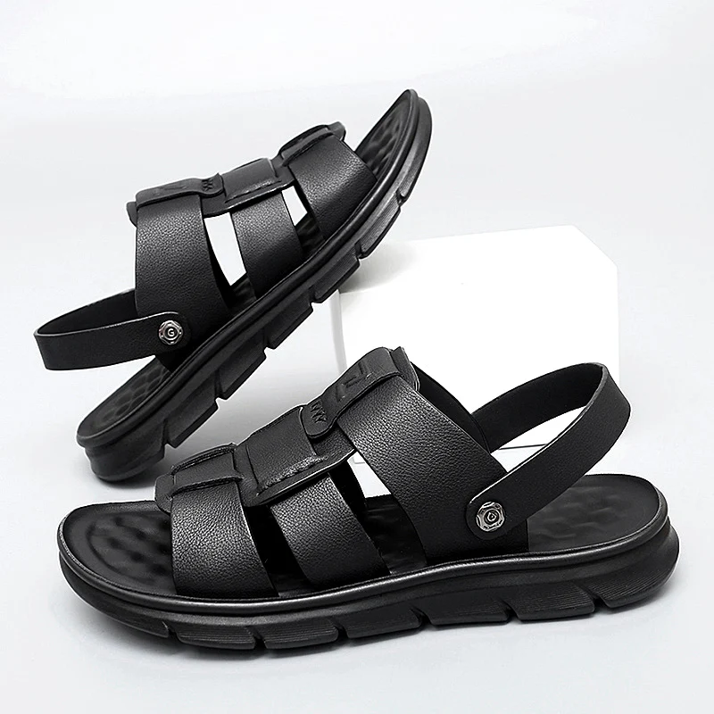 

Beach Sandals for Men Casual Platform Outdoor Waterproof Comfortable Trendy All-match Breathable Fashion Shoes Summer Main