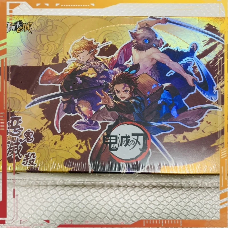 

Demon Slayer Collection Cards Blind Box Demon Extermination Replenish Bag Anime Figure Collection Cards Toy Gift