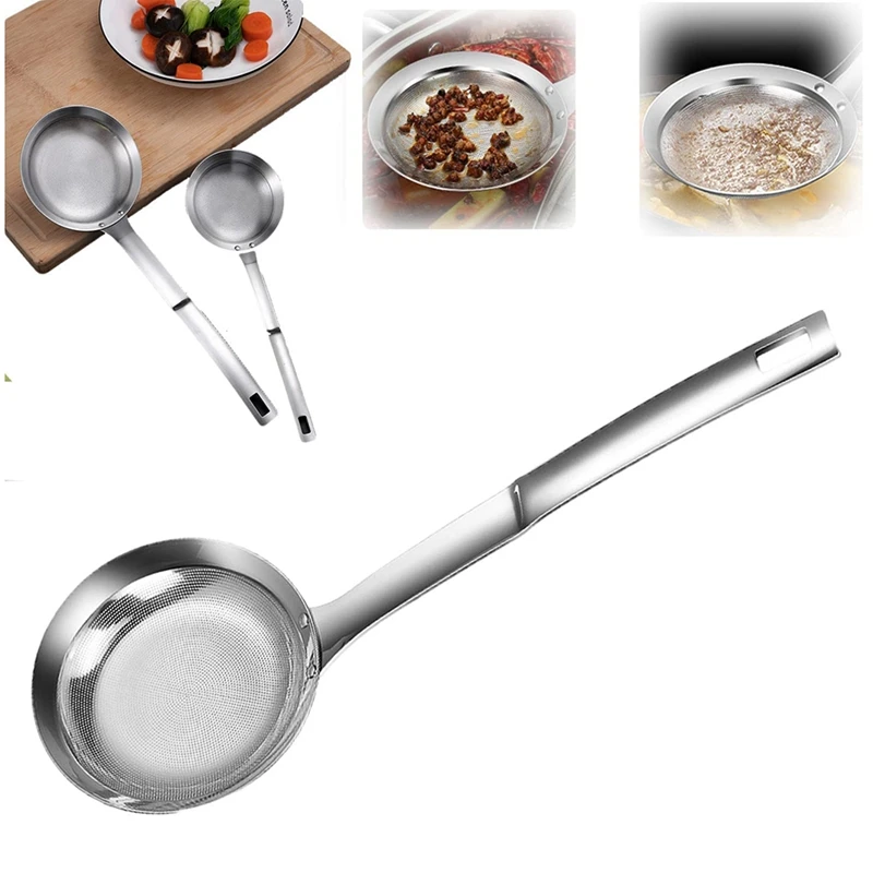 Stainless Steel Fine Mesh Strainer, Fine Mesh Colander,Food Strainer Colander Sieve With Long Handle For Kitchen