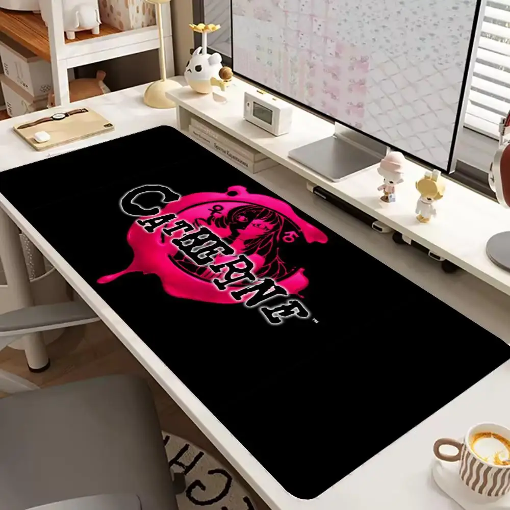 

Новый коврик для мыши C_cathe R_rine, очень милый, большой размер, резиновый нескользящий коврик для рабочего стола, коврик для клавиатуры и мыши для офиса, коврик для мыши для геймеров