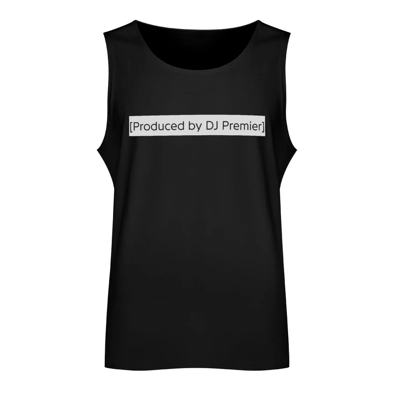 Produced by DJ Premier Tank Top male top Men's clothes summer clothes for men