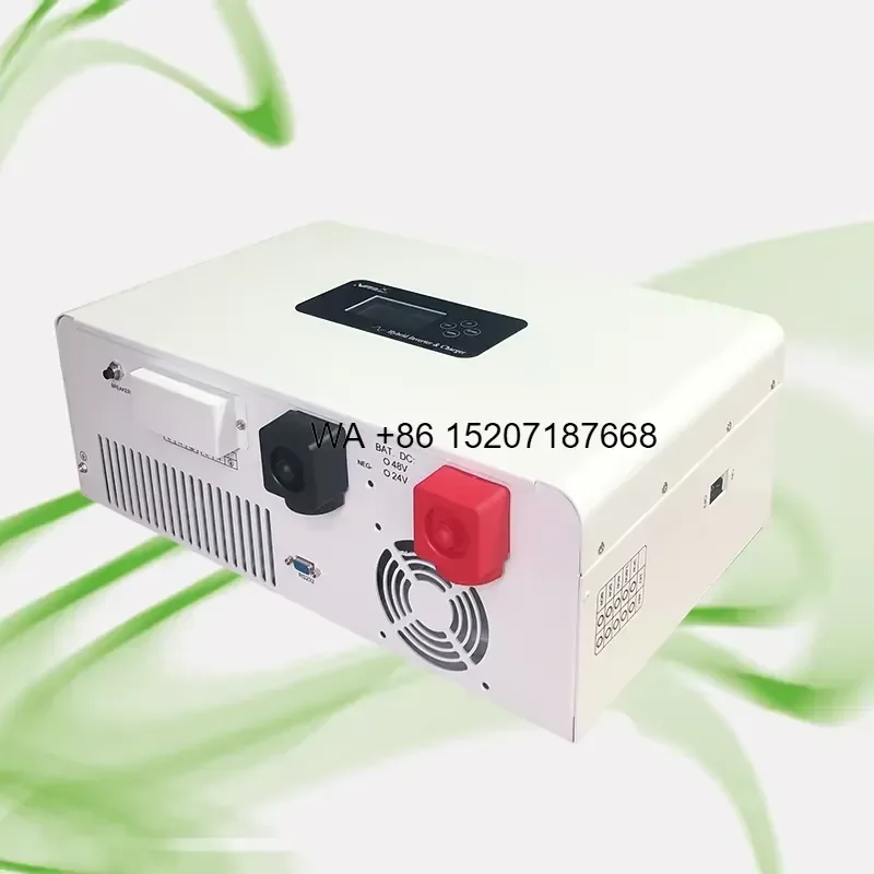 Wmwmnu for Vmaxpower 3000W Solar Inverter DC to AC Single Dual Pure Sine Wave 98% Efficiency 100% Power Factor Low Noise 2