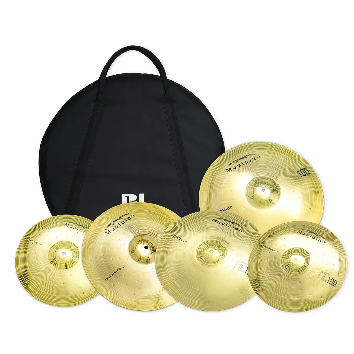 PD Mc100 Bronze Cymbal Pack 14