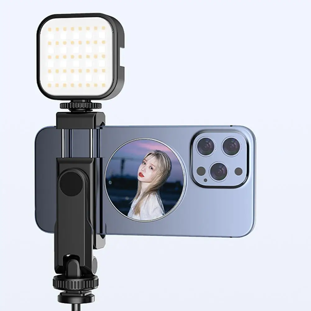 Untuk MAGSAFE cermin cembung magnetik ponsel pintar cermin kecantikan Video Selfie cermin magnetik untuk Streaming Selfie