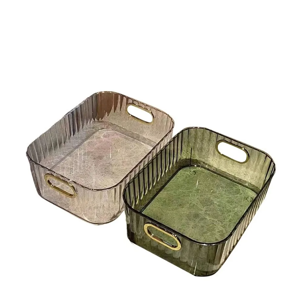 1PCS Desk Storage Box Cover Scrub Facial Mask Box Storage Rack Sorting Basket Lipstick Desk Skin Care Cosmetics Box image 5