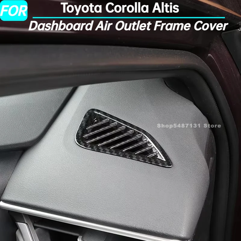 Dashboard Air Outlet Frame Cover Air Conditioner Vent Cover Trim for Toyota Corolla Altis Interior Accessories 2020 2021 2022