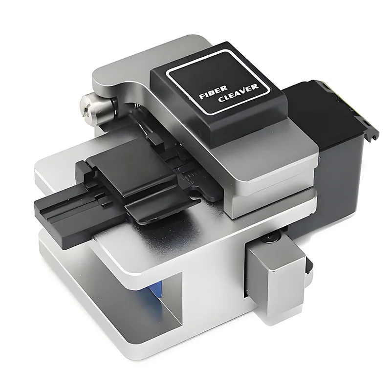 ALLSTRONG Fiber Cleaver TT-FO-GR-31 High Precision Cold and Fusion Connection FTTH Optic Tool Cable Cut Automatic Return Silver