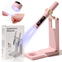 YIKOOLIN Handheld Nail Dryer Lamp UV/LED Quick Dry Gel Polish Curing Tool USB Rechargeable Nail Art Lamp for All Gel Polishes