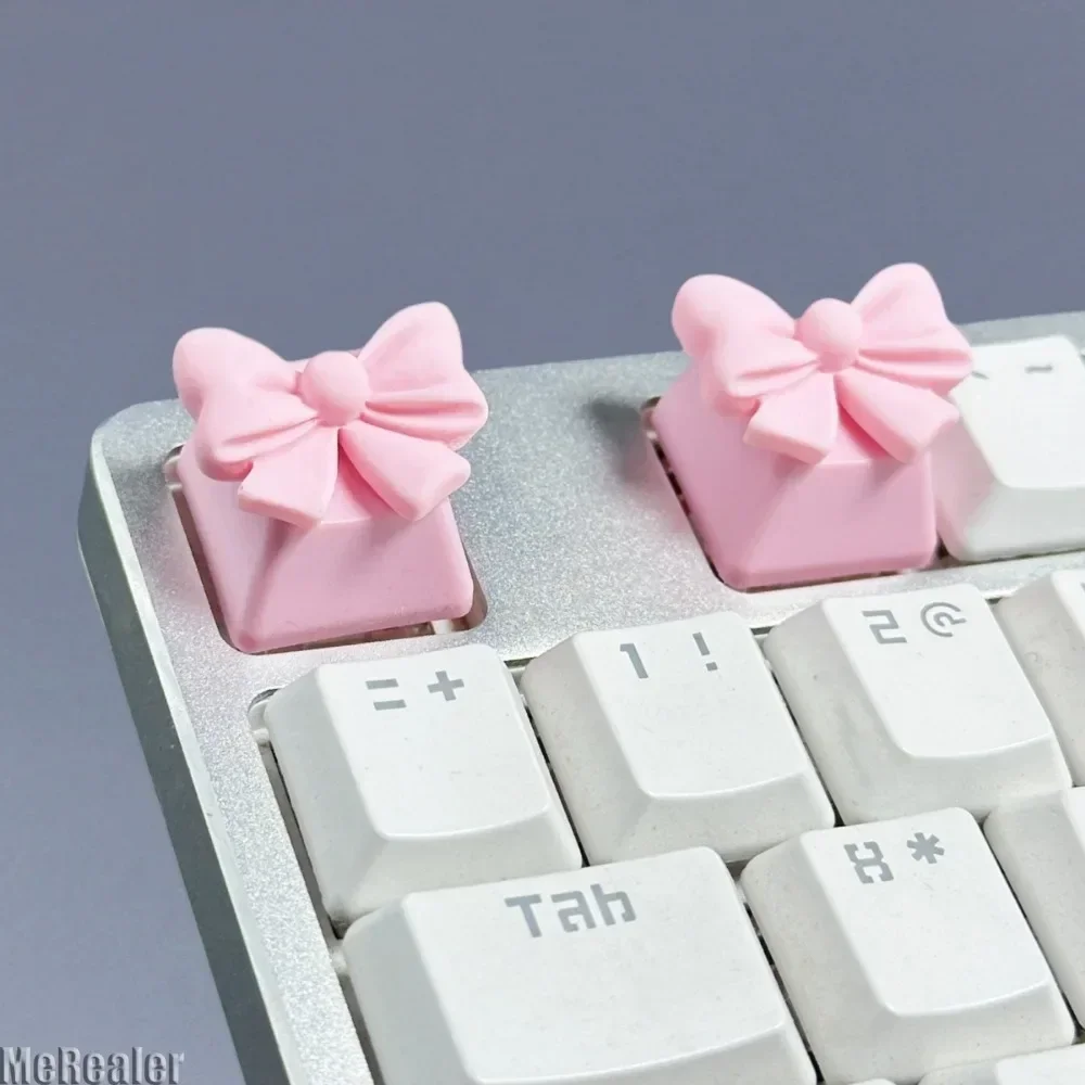 

Original Personality Keycaps Resin Cute bow Keycap Magnetic Shine Single Cross Keycap ESC Mechanical Keyboard Keycap