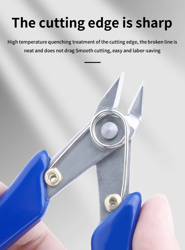 LUXIANZI Universal Diagonal Pliers Electrical Wire Cable Cutters Cutting Side Snips Flush Stainless Steel Nipper Hand Tools