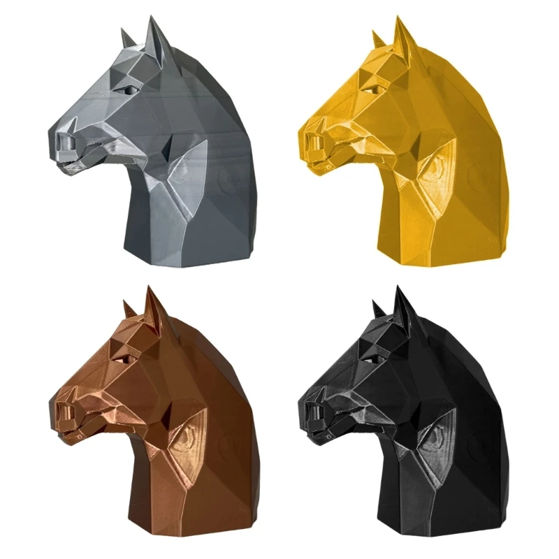 A2UC Trailer Hitch Decoration Cap Weatherproof Guard Protective Cover Easy Installation Trailer Hitch Cover Horse Head Design