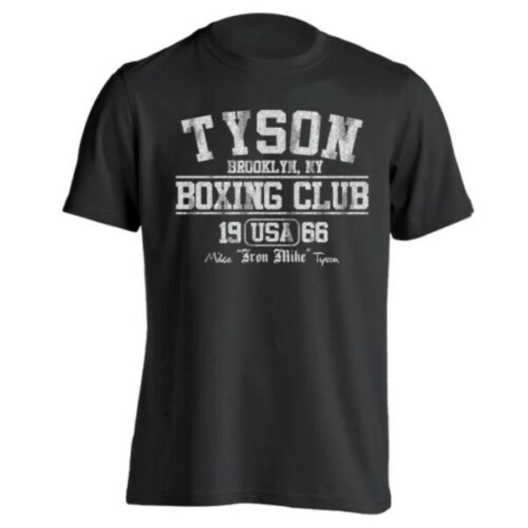 Tyson Boxing Club Retro Mike Tyson Iron Mike Boxing Fans T Shirt New 100% Cotton Short Sleeve O-Neck T-shirt Casual Mens Top