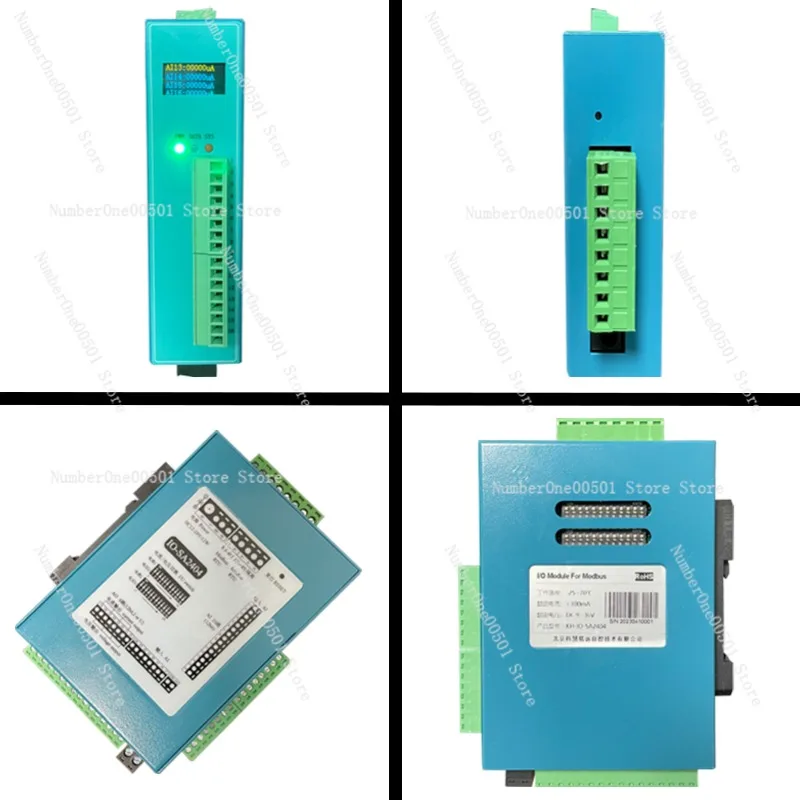 Analog input/output acquisition iOS module ModbusRTU RS-485 24AI/4AO