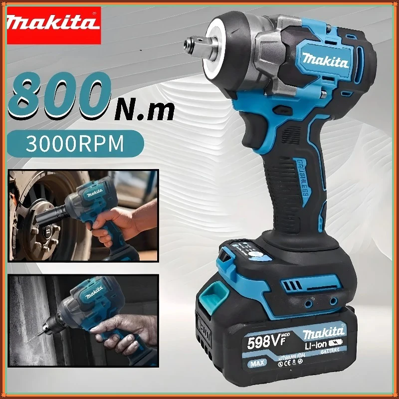 

Makita for Electrical Equipment Repair Tool Driver Wrench High Concentricity Cordless 3500IPM High Torsion 550Nm Wrench