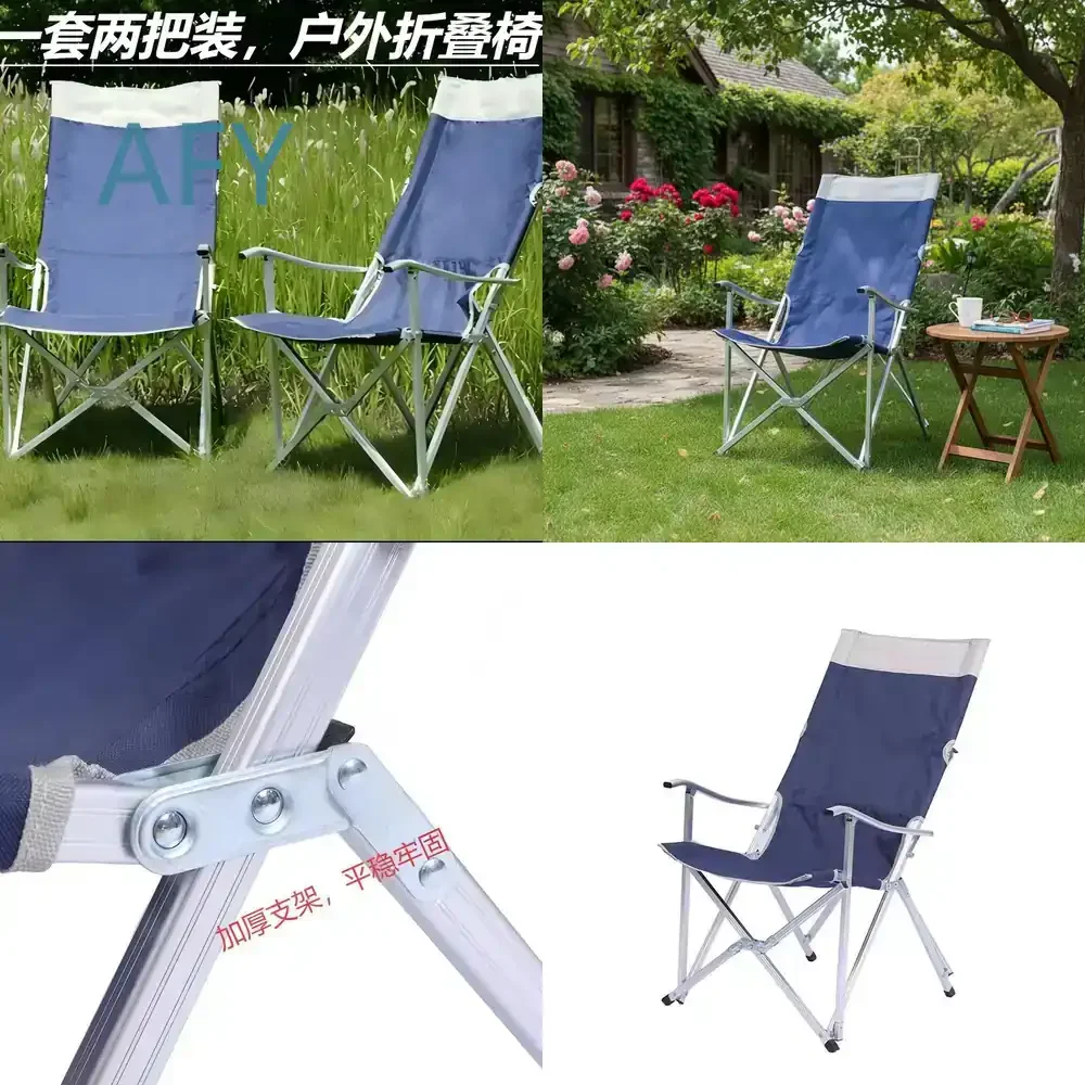 Outdoor Folding Chair for Picnic Camping 2 Pack Heavy Duty Reinforced Garden Patio Home Use Wholesale Foldable Chair for All