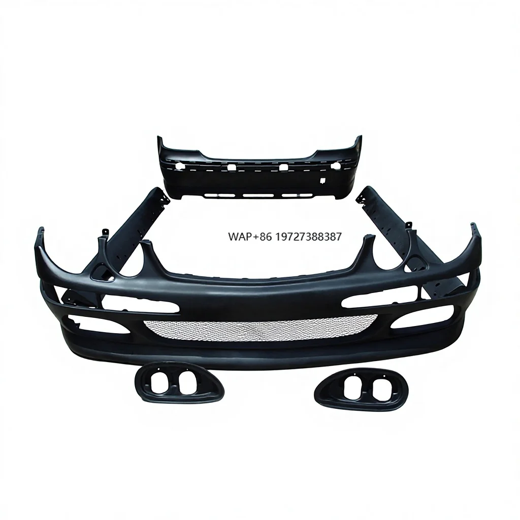 

E CLASS W211 B Style Body Kit Fit for E300 E200 Front Bumper Side Skirt and Rear Diffuser Frp Facelift