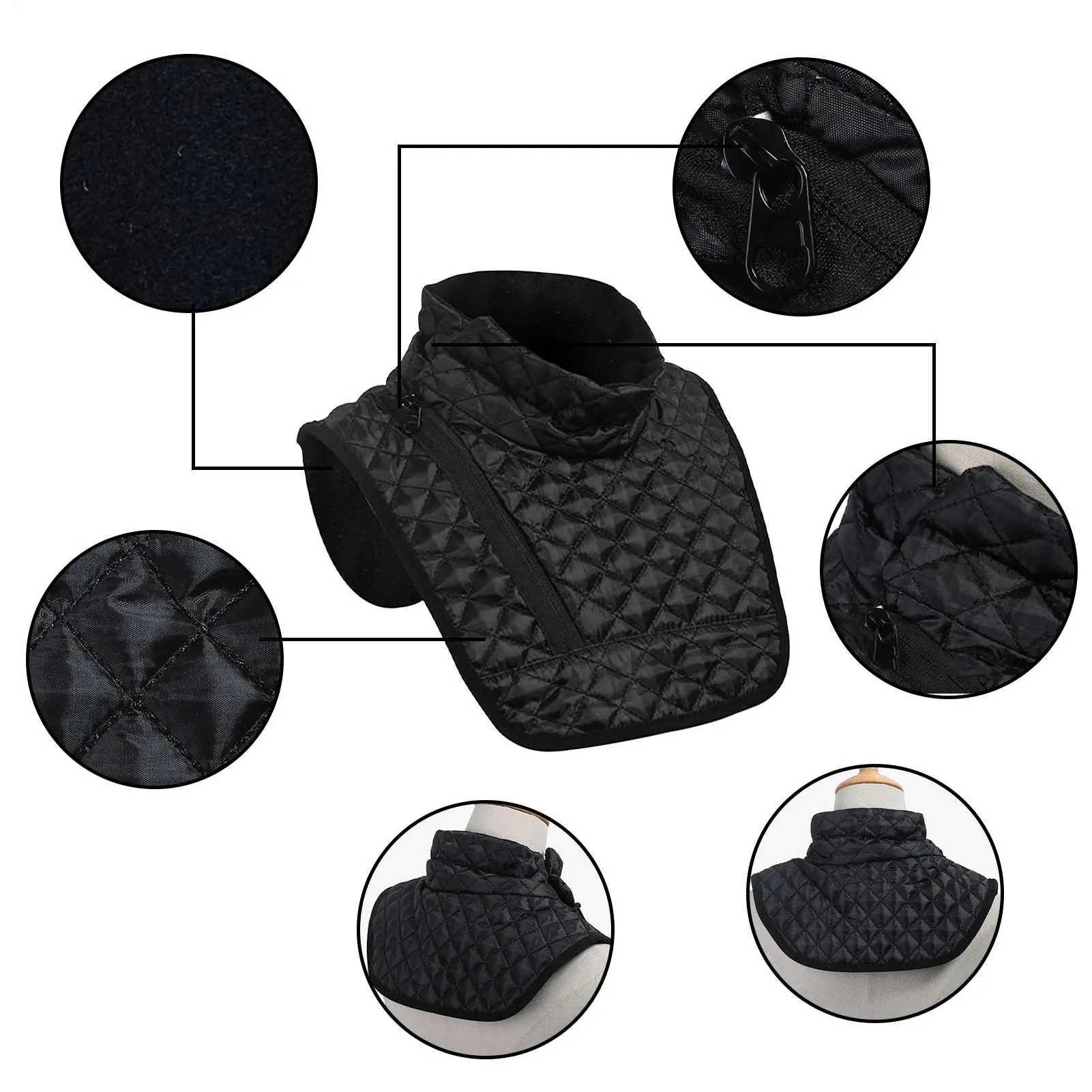 دراجة نارية الرقبة الجراب يندبروف حامي الشتاء الدراجات غطاء الرقبة لركوب الدراجات تخفيف التزلج دراجة نارية رياضية سباق في الهواء الطلق #1