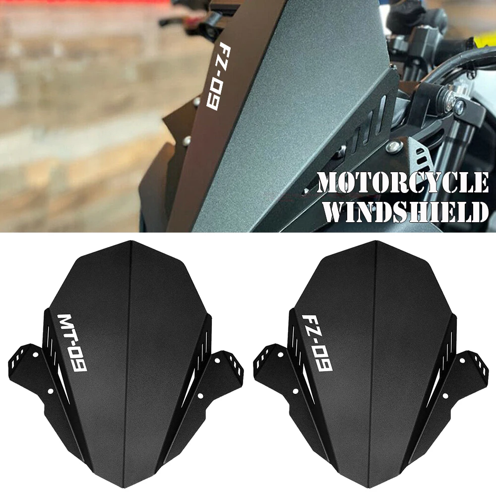 

Motorcycle MT09 FZ09 Windshield Windscreen 2017-2020 For YAMAHA MT-09 FZ-09 MT09 MT FZ 09 Accessories Wind Deflectors Parabrisas