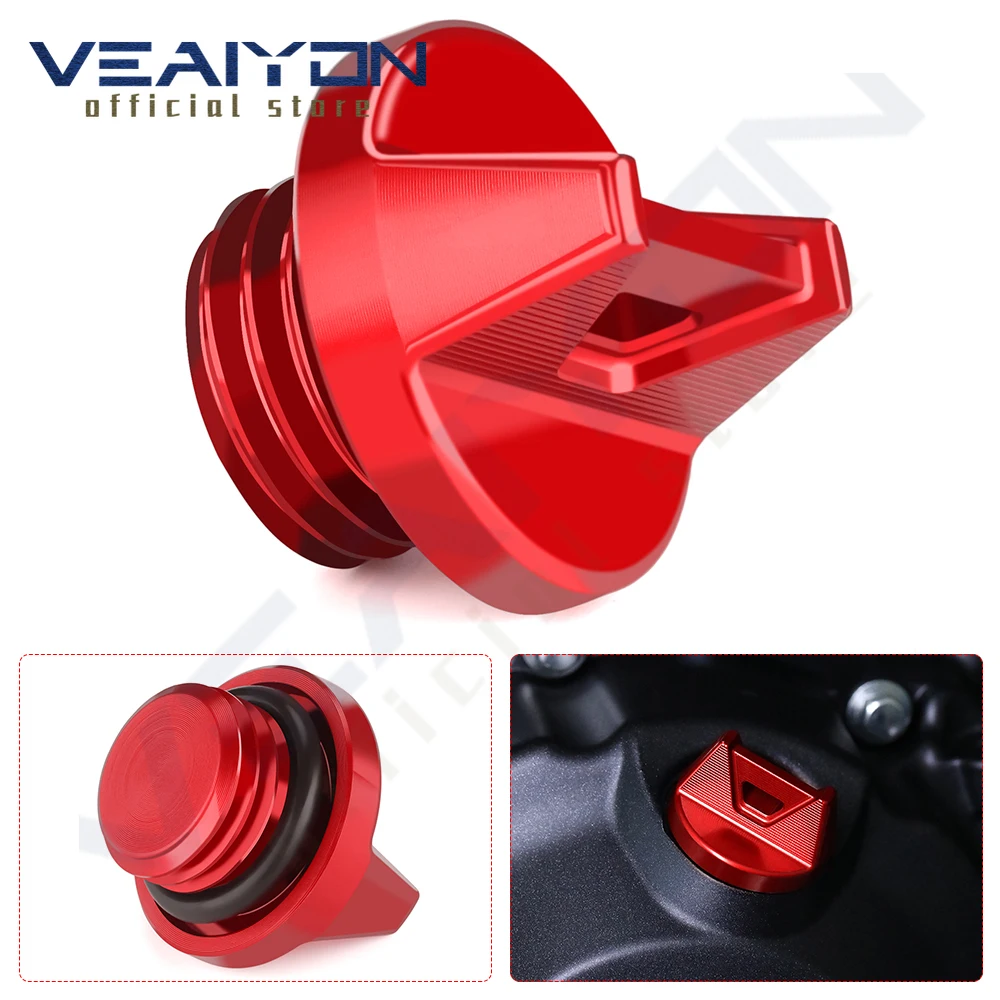 For DUCATI Multistrada V2 V4 S  2022 2023 2024 Motorcycle Accessories M20*2.5 Engine Oil Cap Plug Filler Nut Cover Cap 2024