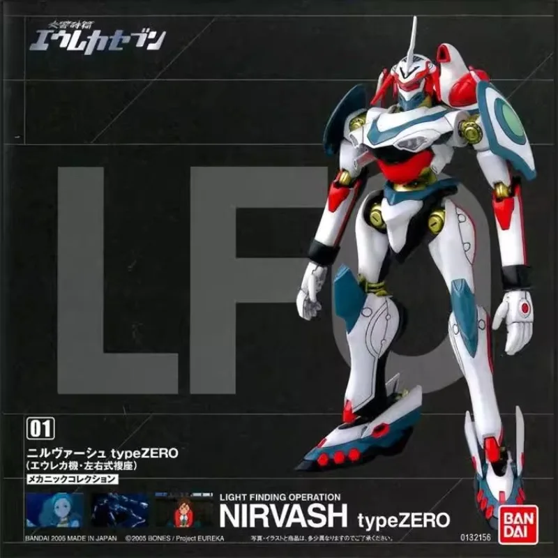 Bandai genuino HG Eureka Seven 01 NIRVASH TIPO ZERO /04 Spec2 figura de acción de Anime juguetes de modelos de ensamblaje coleccionables regalo niños