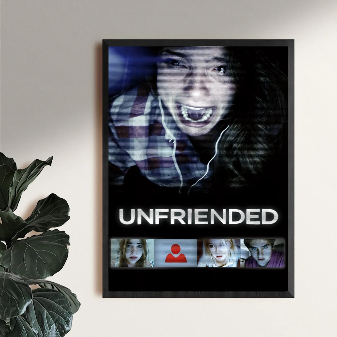 

Unfriended (2015) Movie Poster Star Actor Art Cover Canvas Print Decorative Painting (No Frame)