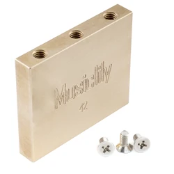 Musiclily Ultra Full Solid Brass Block for Electric Guitar Floyd Rose Locking Tremolo Bridge