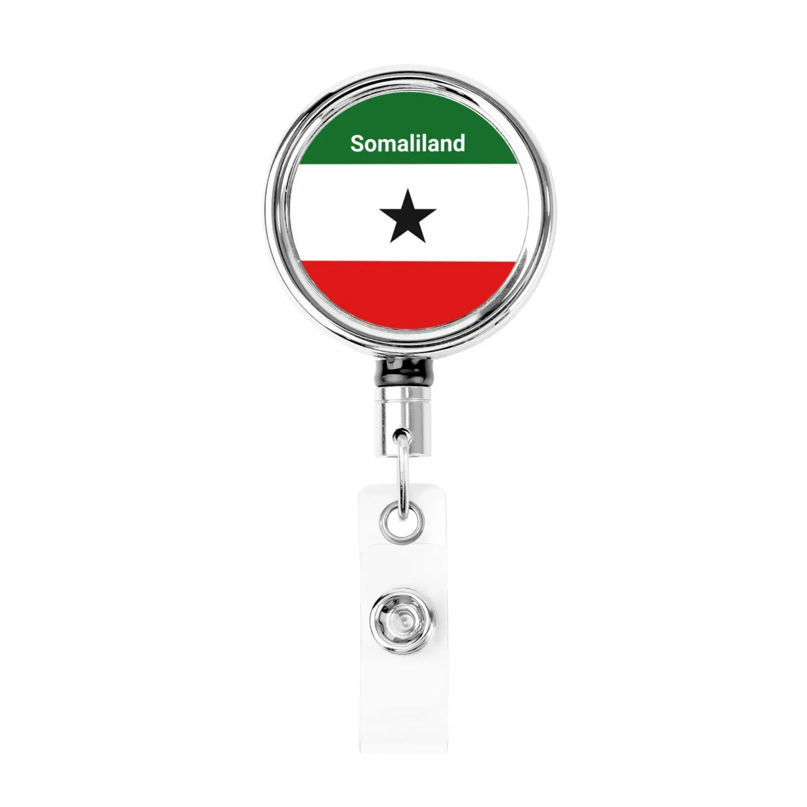 Heavy Duty Metal Retractable Badge Holder