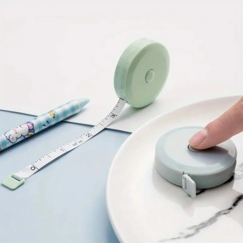 Small Mini Tape Measure, Soft Flexible Ruler, Multifunctional Portable Measuring Tool for Tailor Height & Home Measurement