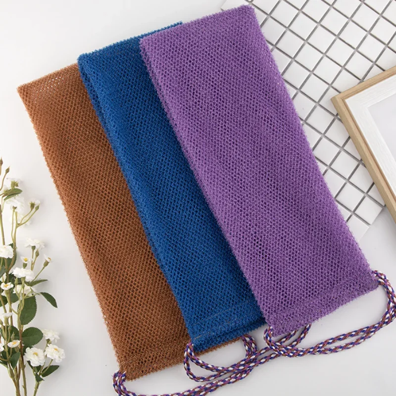 2Pcs African Net Sponge Exfoliating Body Net Scrubbing Wash Washcloth Bathing Sponge Shower Cleaning Tools